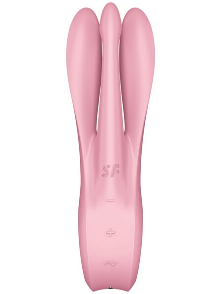 Rechargeable Satisfyer Threesome 2 Pink personal massager for enhanced pleasure