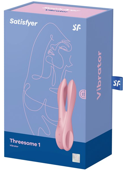 Satisfyer Threesome 2 Pink adult toy designed for dual stimulation and intimate play