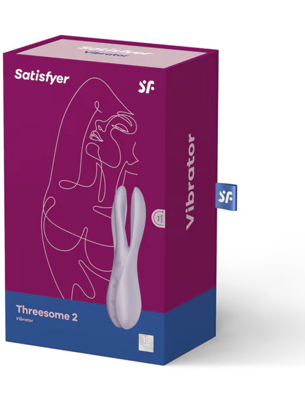 Satisfyer Threesome 2 Violet adult toy for dual stimulation and intimate pleasure