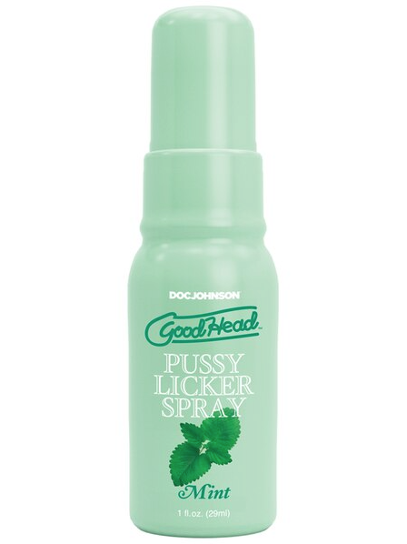 Pussy Licker Mint Spray by GoodHead – refreshing mint-flavoured intimate lubricant for erotic oral stimulation