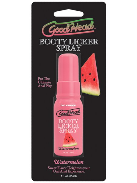 GoodHead Booty Licker Spray Watermelon for flavoured anal play and intimate enjoyment