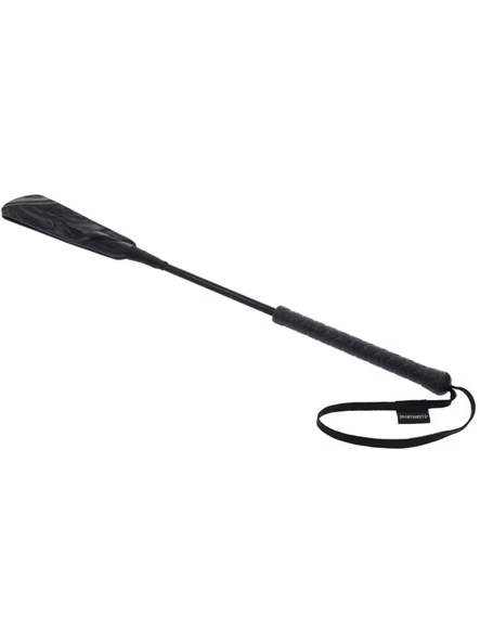 Elegant Velvet Noir Strike Crop for sensual spanking and playful stimulation