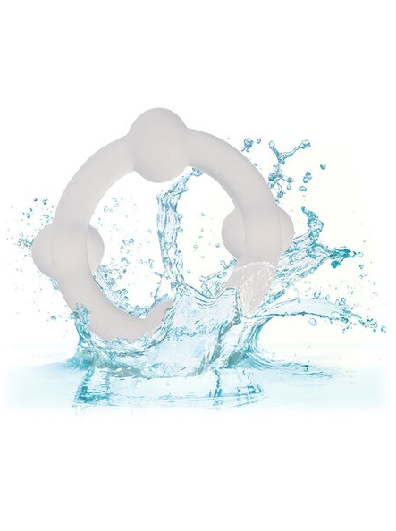 Flexible Alpha Liquid Silicone Double Stacker rings for enhanced intimate experiences