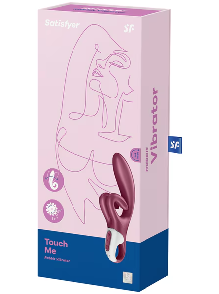 Satisfyer Touch Me Red luxury adult vibrator for clitoral stimulation