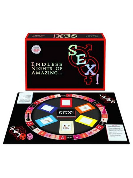 Sex! Board Game – adult party game for couples or groups featuring erotic challenges, dares, and intimate fun