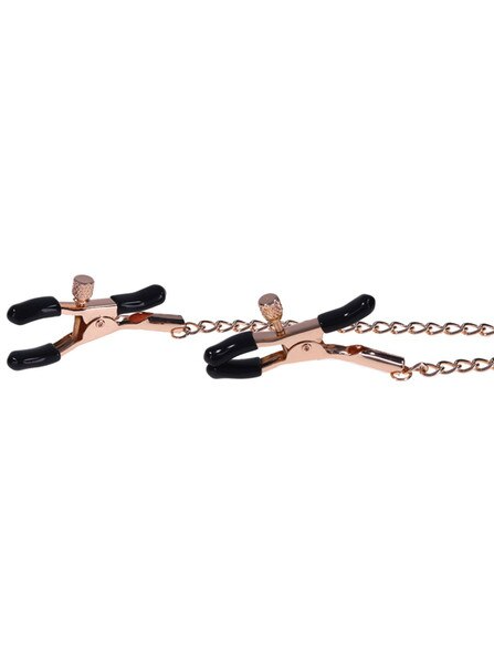 Adjustable Brat Charmed Nipple Clamps from Sex and Mischief – Safe, durable, and decorative clamps for enhanced arousal and adventurous bedroom experiences.