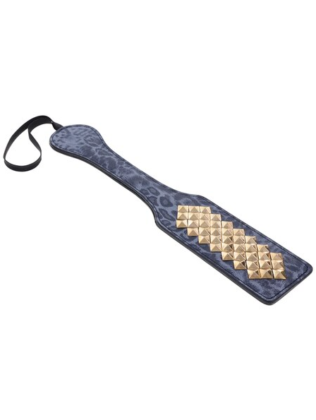 Sex and Mischief Cougar Paddle – durable, studded spanking paddle for fetish, roleplay, and erotic intimate adventures