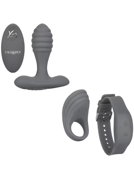 Remote-controlled Silicone Adventure Set for versatile intimate play