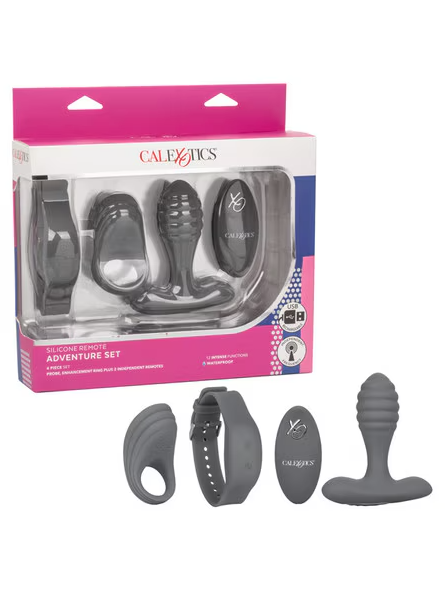 Silicone Remote Adventure Set luxury adult toy set with wireless remote