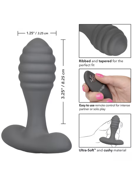 Rechargeable Silicone Remote Adventure Set for hands-free intimate use