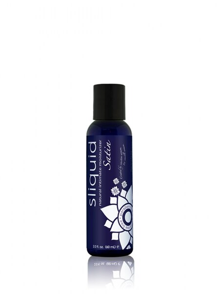 Natural Sliquid Satin 60 mL – gentle, body-safe lubricant for enhanced sensual and intimate experiences