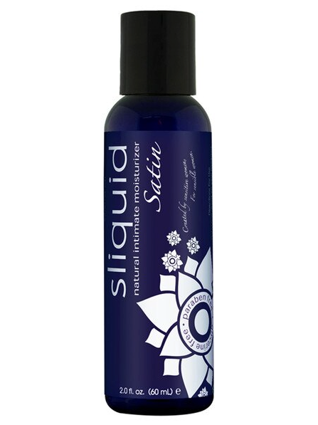Sliquid Naturals Satin 60 mL – premium water-based intimate lubricant for smooth, long-lasting sexual comfort
