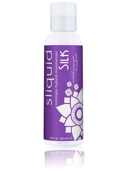 Natural Sliquid Silk 60 mL – gentle, body-safe lubricant for enhanced sensual and intimate experiences