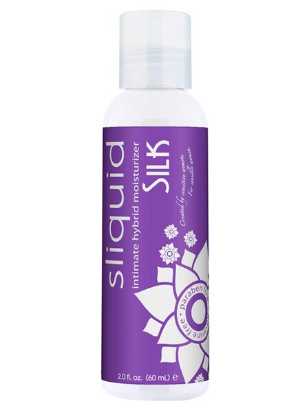 Sliquid Naturals Silk 60 mL – premium water-based intimate lubricant for silky smooth, long-lasting sexual comfort