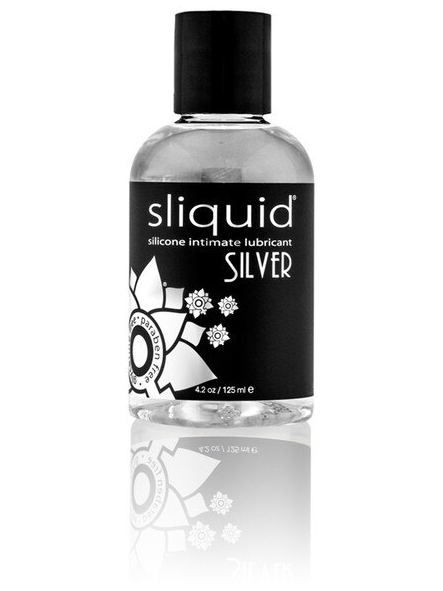 Sliquid Naturals Silver 124 mL – premium water-based intimate lubricant for smooth, body-safe, and long-lasting sexual pleasure