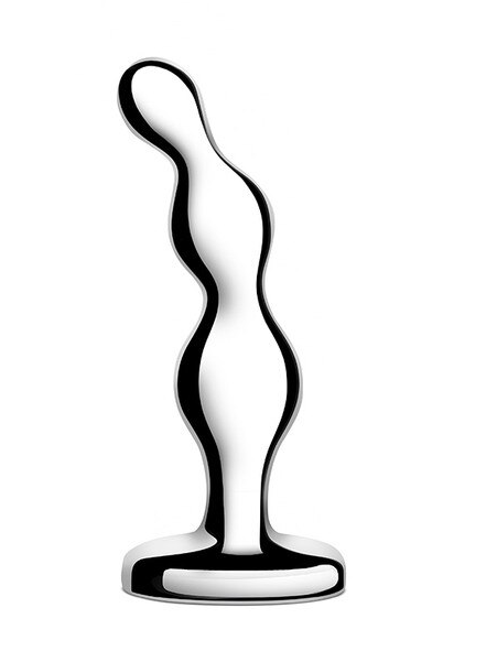 Luxury Stainless Steel Anal Beads with smooth, polished finish for safe use