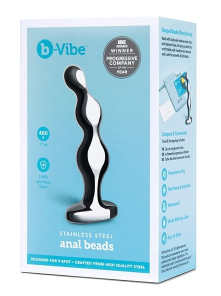 Stainless Steel Anal Beads adult toy for progressive and intense intimate stimulation