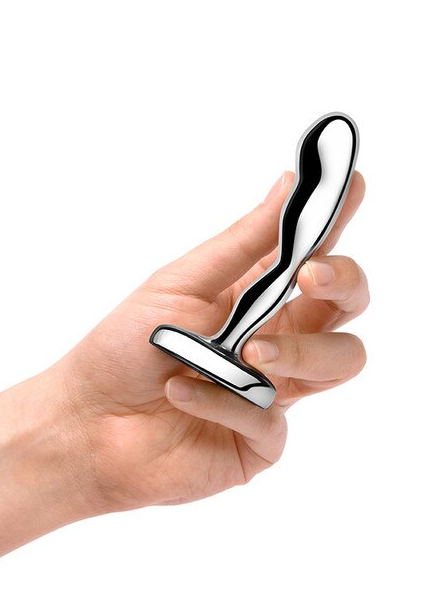 Ergonomic Stainless Steel Prostate Plug for safe and comfortable prostate play
