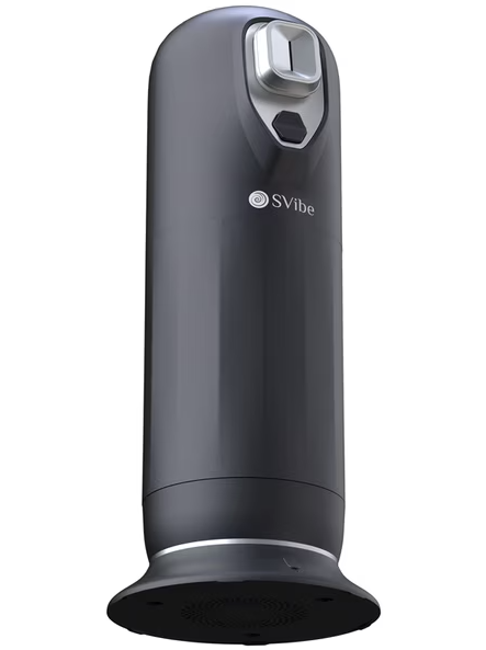 Svibe Ikon Jet Masturbator Black male pleasure device with soft internal texture