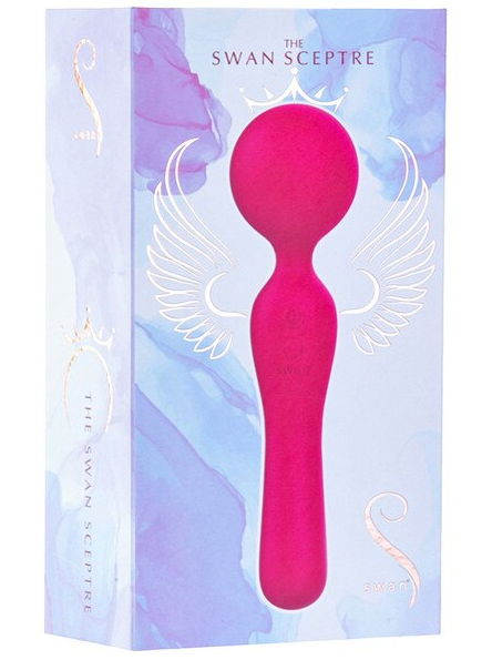 Luxury Swan Sceptre personal massager designed for sensual pleasure