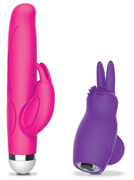 Mini Rabbit and Bullet Set by The Rabbit Company – Premium small vibrator with dual motors and ergonomic design for targeted, pleasurable sensations.