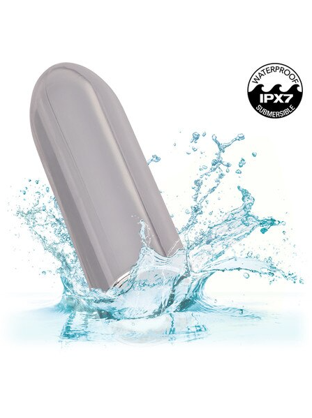 Turbo Buzz Classic Bullet Silver sleek and compact vibrator for versatile sensual experiences