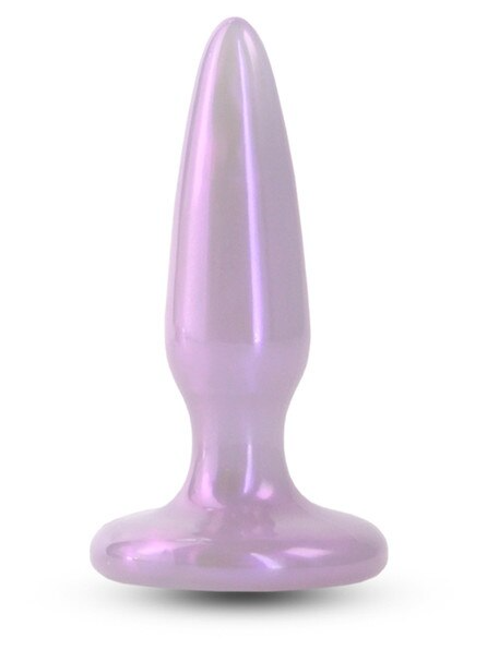 Fantasia Pleasure Plug Mini Orchid – ergonomic beginner-friendly silicone anal plug with tapered design for comfortable solo or partnered play, shown on white background