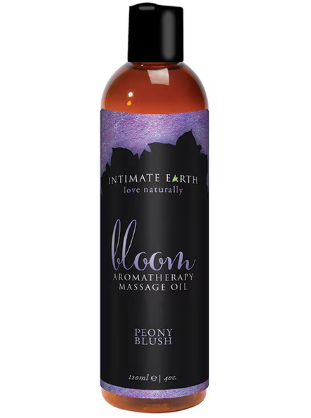 Bloom Massage Oil 120ml Peony Blush for smooth, fragrant, and relaxing sensual massages