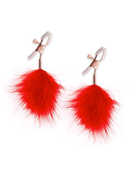 Red Bound Nipple Clamps F1 – premium BDSM accessory for controlled erotic sensation