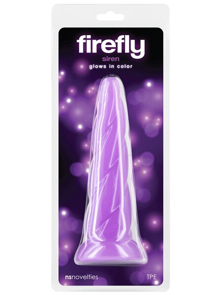 Firefly Siren Purple – realistic silicone dildo for solo or couples’ intimate play