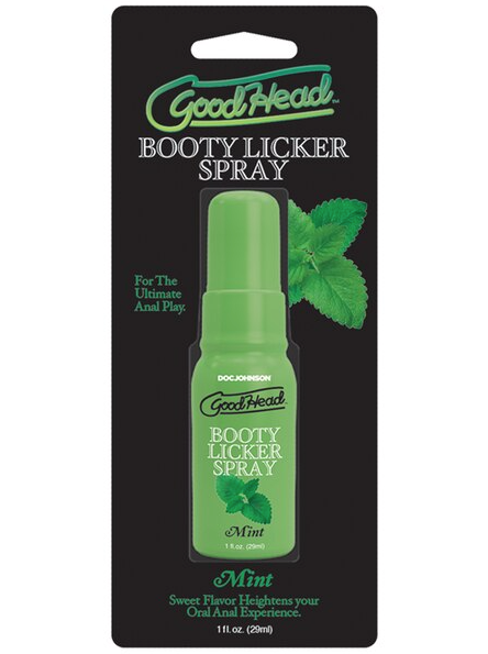 GoodHead Booty Licker Spray Mint – flavoured personal lubricant spray for enhanced anal pleasure and intimate play