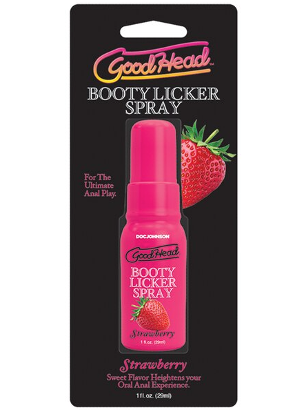 GoodHead Booty Licker Spray Strawberry for flavoured anal play and intimate pleasure