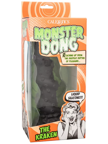 Monster Dong The Kraken – oversized realistic dildo with textured surface for intense solo or couples’ pleasure