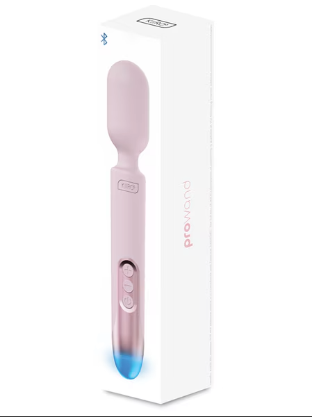 ProWand by KIIROO – High-tech, body-safe wand vibrator designed for deep, rumbly vibrations and full-body stimulation.