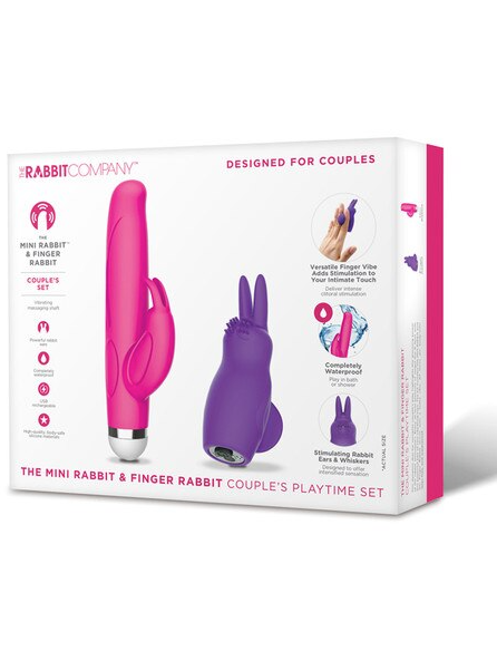 The Rabbit Company Mini Rabbit and Bullet Set – Discreet, rechargeable adult toy designed for adjustable intensity and enhanced intimate experiences.