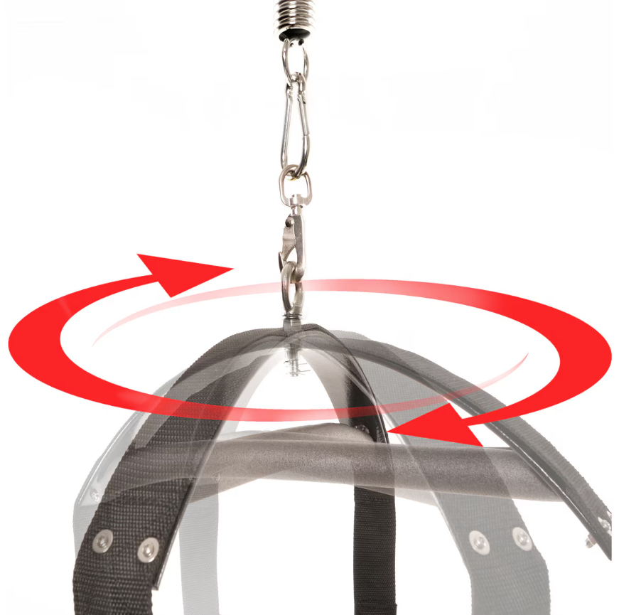 Erotic suspension swing Fetish Fantasy Spinning Fantasy – supports couples of all sizes for kink, fetish, and playful bondage experience