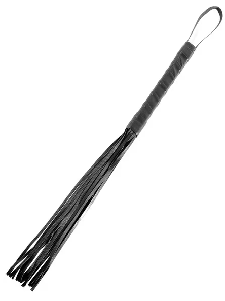 Black whip from the Fetish Fantasy Bondage Teaser Kit