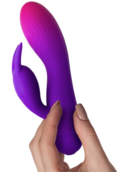 Glo-Girl Rabbit – Compact, rechargeable vibrator with clitoral and internal stimulation for solo or shared intimate play.