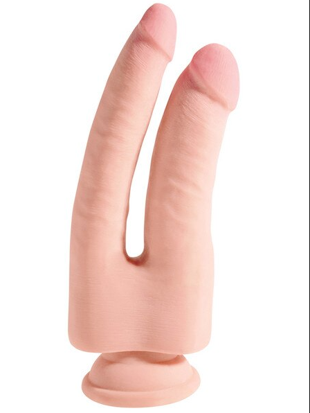 9.5in. King Cock Plus Double Penetrator – premium triple-density dildo for lifelike sensations and erotic play