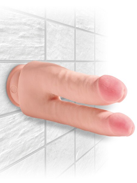 Double Penetrator King Cock Plus 9.5in. – soft, realistic adult toy for simultaneous penetration and enhanced pleasure