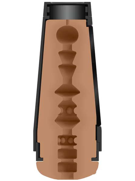 Main Squeeze ULTRASKYN male stroker in caramel – realistic and soft sex toy for maximum pleasure