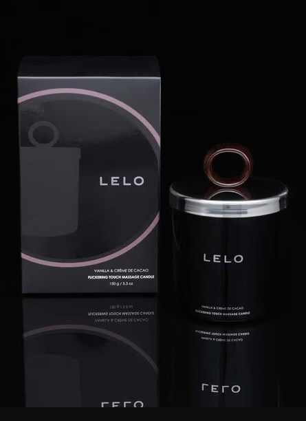 Vanilla and Crème de Cacao massage candle creating intimate and relaxing experiences