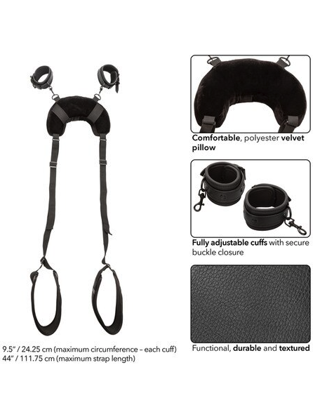 Nocturnal Collection Position Strap with Pillow – Durable and adjustable design for safe, adventurous, and intimate experiences in the bedroom.