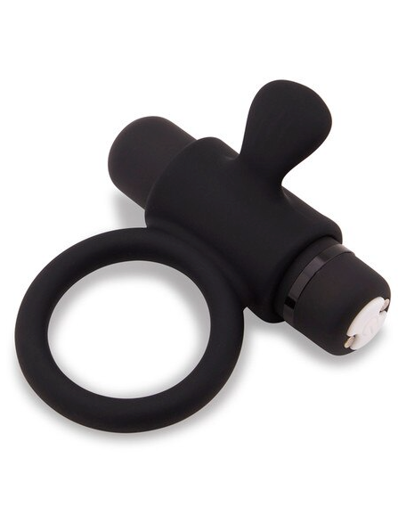 Black Nu Sensuelle Rev Ring – body-safe, flexible ring with powerful vibrations for prolonged performance and shared pleasure