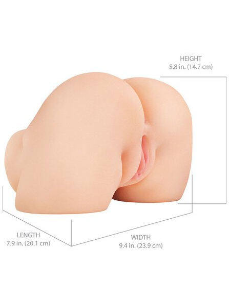 PDX Elite Shake That Ass Vibrating Masturbator Light – hands-free male pleasure device with vibrating sleeve for maximum stimulation