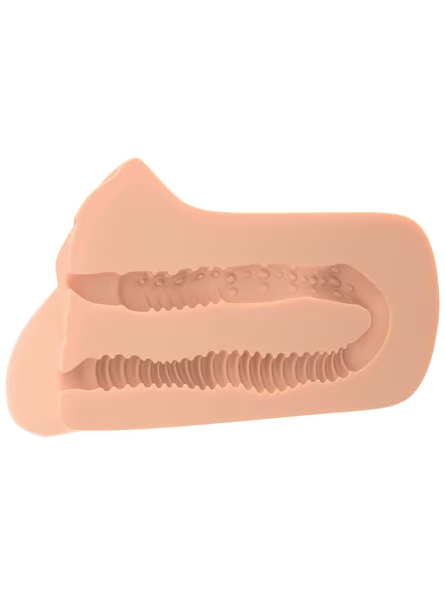 Pick Your Pleasure male stroker in light – durable, soft, and realistic sex toy for male masturbation