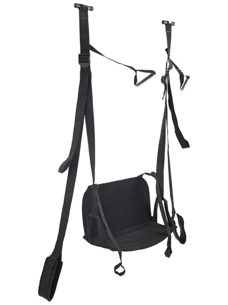 Pivot Deluxe Sex Sling – premium door-mounted bondage accessory for erotic weightless suspension and deep penetration play