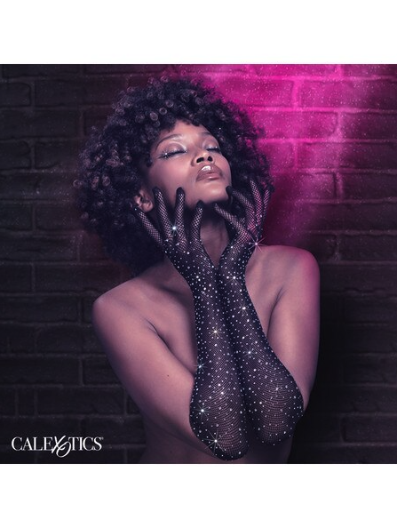 Full-length Radiance gloves – body-safe, stylish gloves for sensual outfits, fetish, or erotic exploration