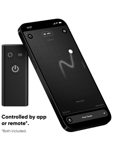 Remote and App-Controlled Revo Stealth Prostate Massager – Ergonomic design with rotating and vibrating motors for maximum pleasure and hands-free play.