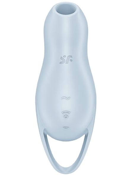 Satisfyer Pocket Pro 1 blue – small air-pulse vibrator for targeted clitoral stimulation and sensual play